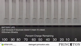 Princeton University bouncing batteries